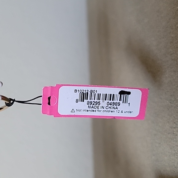 New Vintage! BETSEY JOHNSON 3D Sugar Critters Pink Giraffe Head Bracelet. 7" - Picture 9 of 10